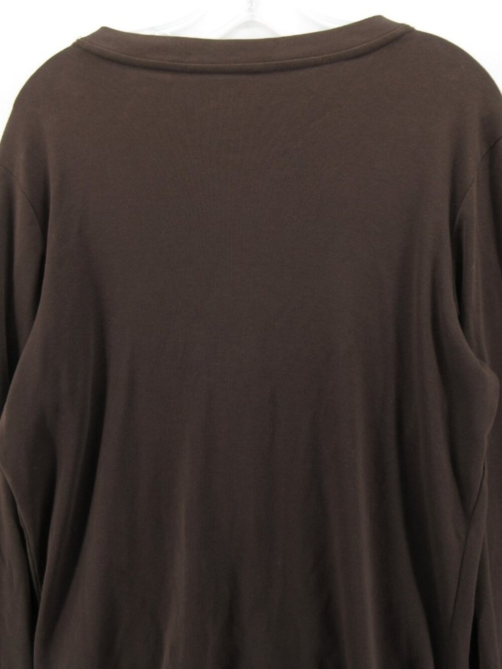 LL Bean Sweater Large Cardigan Button Front Pockets Minimalist - Picture 7 of 9